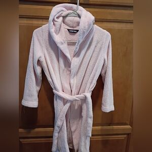 Lands' End Soft Pink Hooded Robe